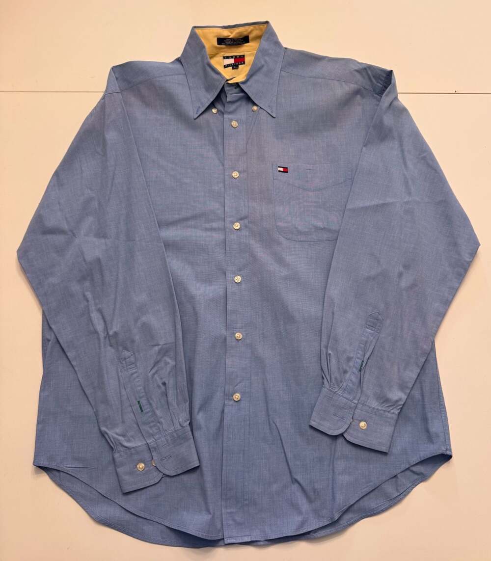 Tommy Hilfiger Men's Long Sleeve Button Down Shirt Size L
